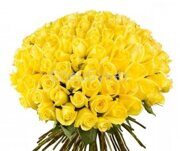 Букет из 101 желтой розы  "Еллоу Бриз" (50 см.)